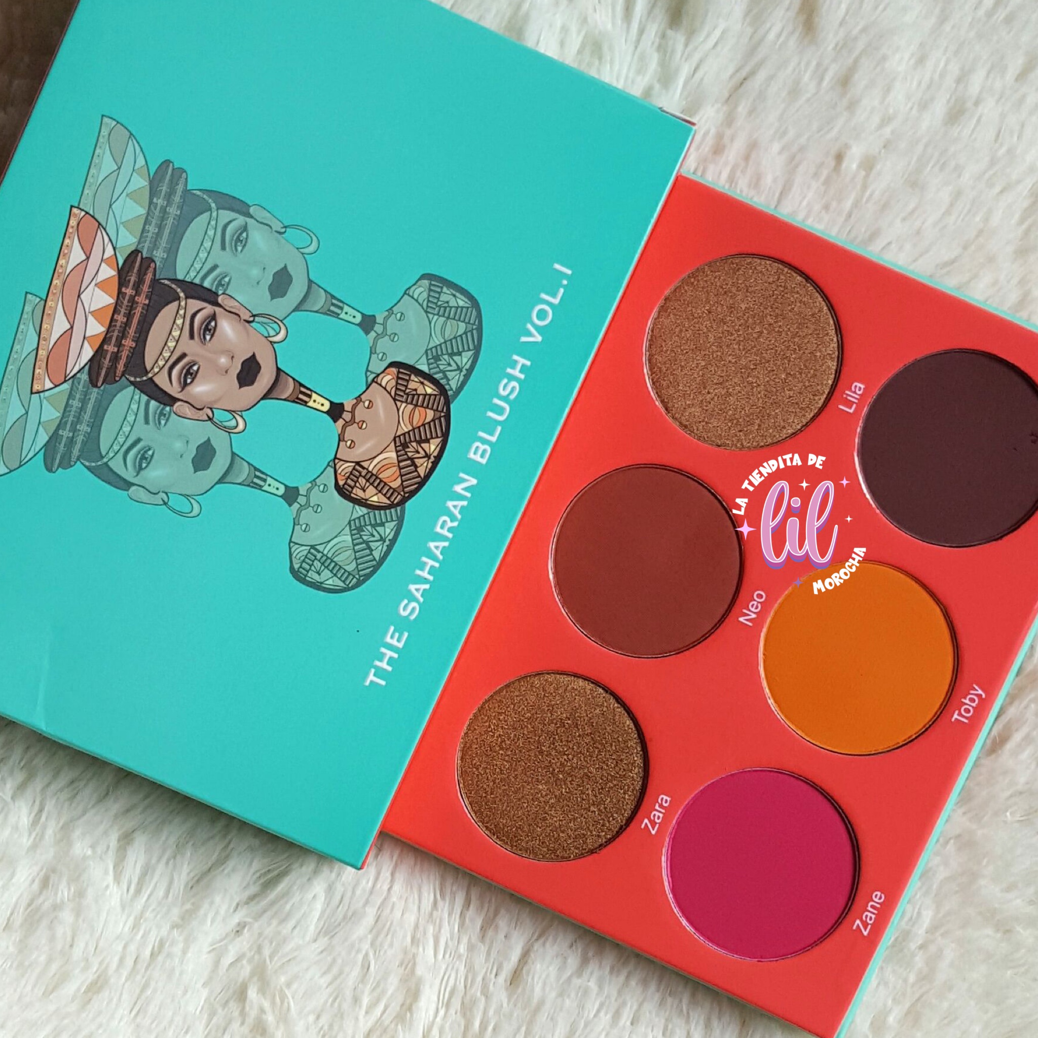 Paleta blush juvias place Saharan vol 1 Lilmorocha
